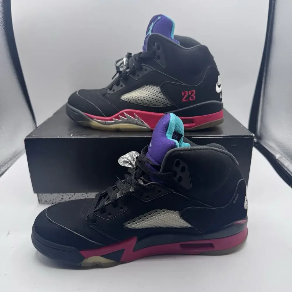 Jordan Air Jordan 5 Retro Top 3 Mid Top Black/Fire Red CZ1786-001 2020